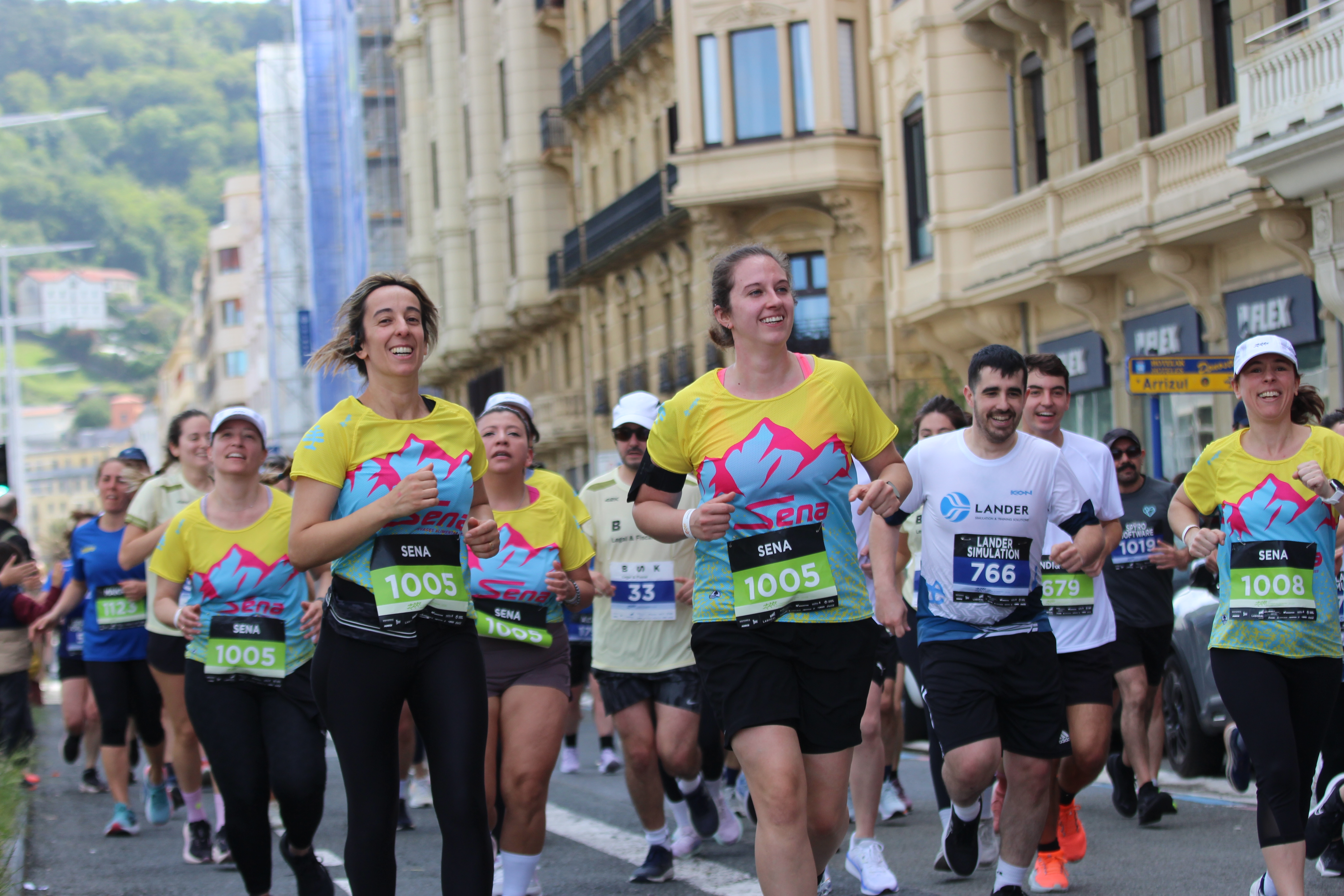 Sena en la Carrera de empresas de Donostia - San Sebastián